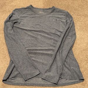 Women’s Gray Long Sleeve Adidas active top